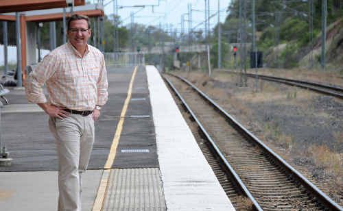 David Gibson is happy about another rail service for Gympie commuters. David Gibson is happy about another rail service for Gympie commuters.